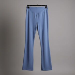 Women's Blue Flare Leggings Bootcut Yoga Pants | Size L | 80/20 Stretch
